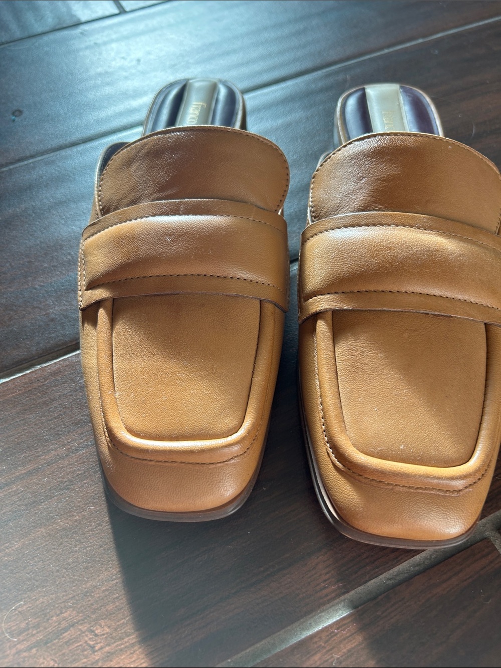Franco Sarto Leather Mules - Duval - Picture 4 of 4